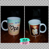 Mok met eigen foto/ontwerp